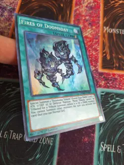 Yu-Gi-Oh! Fires of Doomsday DESO-EN043 Super Rare 1st Edition Near Mint a1/ - Image 2