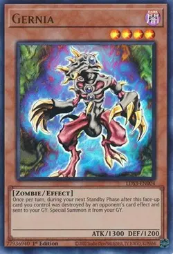 Yugioh - Gernia (Ultra Rare) (1st Edition) - LDS3-EN004 (P) - Image 1