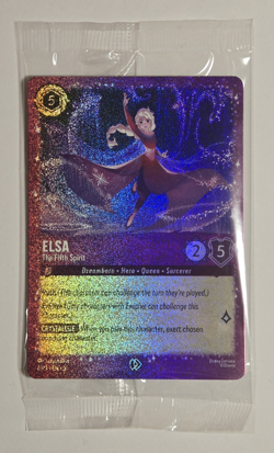 Sealed Disney Lorcana Elsa - The Fifth Spirit Foil Promo - Image 1