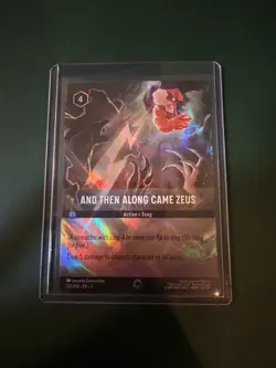 Disney Lorcana TCG And Then Along Came Zeus Enchanted Foil 222/204 EN - Image 1