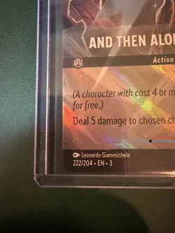 Disney Lorcana TCG And Then Along Came Zeus Enchanted Foil 222/204 EN - Image 2