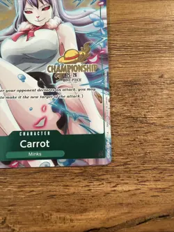 Carrot (CS 25-26 Event Pack) P-070 One Piece Promotion Cards Foil - Image 3