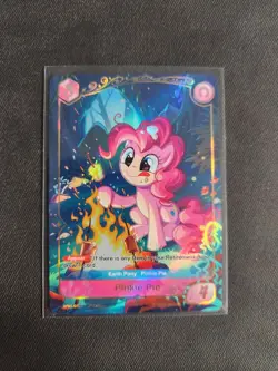 Kayou My Little Pony Card Game Pinkie Pie Earth Pony Full Art Holo BP01-GR03 - Image 1