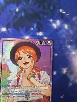 One Piece TCG Nami Leader Whole Cake Island OP11-041 Bandai Card Fest - Image 3