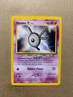 Unown [K] 58/64 Neo Revelation - Common Pokemon Card - NM - Image 1