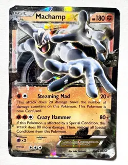 Machamp EX 37/98 Ancient Origins Pokemon Card HP Damaged - Image 1