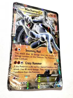 Machamp EX 37/98 Ancient Origins Pokemon Card HP Damaged - Image 3
