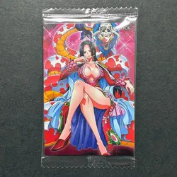 S6870 Super Rare Boa Hancock R No.10 Japanese One Piece Wafer Card SEALED J19 - Image 1
