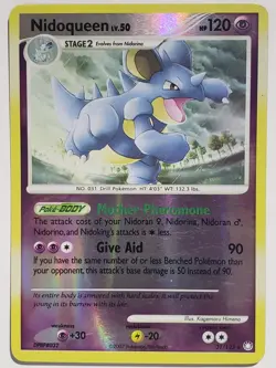 REVERSE HOLO Nidoqueen 31/123 LP/VLP Mysterious Treasures Pokemon Card Kagemaru - Image 1