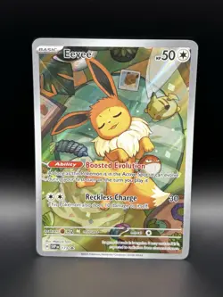 Pokemon Eevee 173 Scarlet & Violet Promo Holo Basic Card English - Image 1