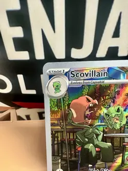 Scovillain 202/198 Illustration Scarlet & Violet Base Set Pokemon Card TCG RARE - Image 4