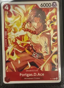 Portgas.D.Ace (Pirates Party 2026 Vol. 1) P-119 One Piece Promotion Cards - Image 1