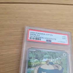 Pokemon Center Snorlax SVP051 Stamped Black Star Promo Card 151 TCG PSA9 - Image 2