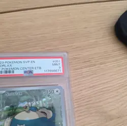 Pokemon Center Snorlax SVP051 Stamped Black Star Promo Card 151 TCG PSA9 - Image 3