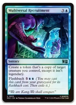 Multiversal Recruitment #629 (Foil) NM Commander: Marvel Super Heroes Magic MTG - Image 1