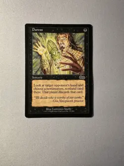 1x Magic The Gathering DURESS Urza's Saga MP Moderately Played - Image 1