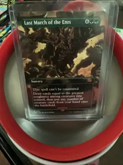 Last March of the Ents #418 Mythic Borderless Regular MTG LTR English 2023 - Image 1
