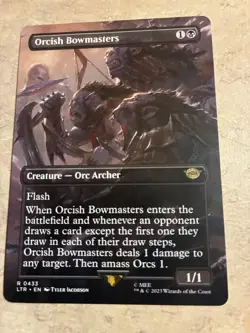 Orcish Bowmasters Borderless x1 MTG Universe Beyond Lord of the Rings NM - Image 1