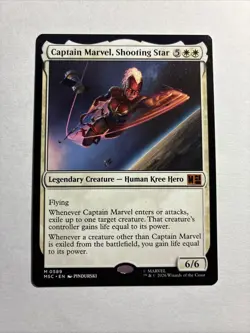Captain Marvel, Shooting Star - Commander: Marvel Super Heroes MTG + Bonus Rare! - Image 1