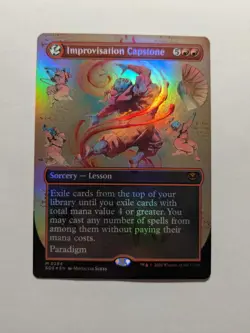 Improvisation Capstone (Borderless) Secrets of Strixhaven Foil 294 MtG - Image 1