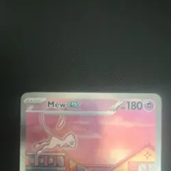 Pokemon TCG Mew EX 053 Sv: Scarlet & Violet Promo Full Art Holo 180 HP English - Image 3