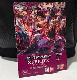 Bandai Namco One Piece OP-11 A Fist of Divine Speed Booster Pack Lot 2 - Image 1