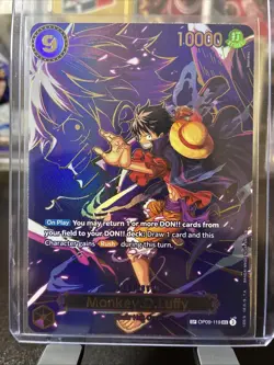 Monkey D. Luffy OP09-119 SEC SP ENG ONE PIECE OP13 Carrying on His Will Alt Art - Image 1