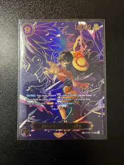 Monkey D. Luffy OP09-119 SEC SP ENG ONE PIECE OP13 Carrying on His Will Alt Art - Image 3