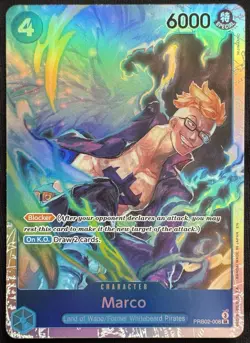 One Piece Marco PRB02-008 Premium Booster The Best Vol. 2 Foil English NM - Image 1
