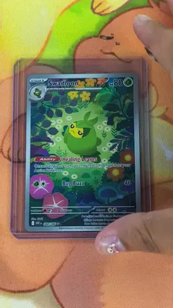 Pokemon TCG Swadloon 2025 White Flare Illustration Rare Card 88/86 - Image 2