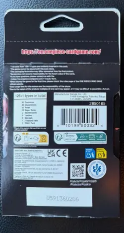 One Piece TCG English OP-16 The Time of Battle Sleeved Booster Pack SEALED - Image 2