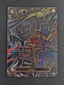 One Piece Sabo OP07-118 SP Alternate Art SEC Carrying On His Will - Image 2