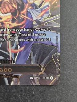 One Piece Sabo OP07-118 SP Alternate Art SEC Carrying On His Will - Image 4