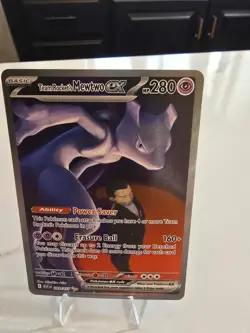 Team Rocket's Mewtwo ex Sv10 Destined Rivals SIR Holo English 231/182 280HP - Image 1