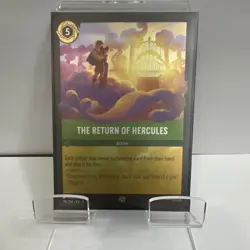 Disney Lorcana TCG Return of Hercules 118/204 First Chapter Enchanted Cold Foil - Image 1