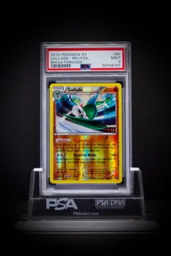 2015 Pokemon XY Breakthrough Gallade rev holo 84 PSA 9 - Image 1