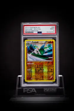 2015 Pokemon XY Breakthrough Gallade rev holo 84 PSA 9 - Image 2