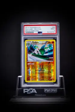 2015 Pokemon XY Breakthrough Gallade rev holo 84 PSA 9 - Image 3