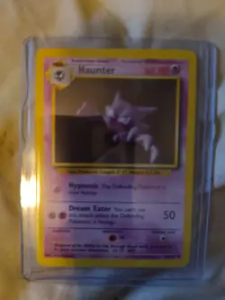 Haunter Pokemon Card 1999 Base Set Shadowless 29/102 Holo Rare - Image 1