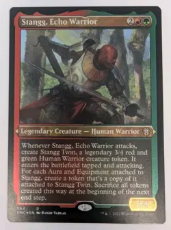 Stangg, Echo Warrior (Foil Etched) Commander: Dominaria United - MTG RARE - Image 1