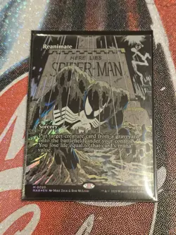 Reanimate 20 Borderless MTG Spider-Man FOIL NM/M - Image 1