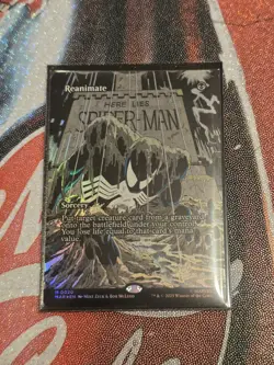 Reanimate 20 Borderless MTG Spider-Man FOIL NM/M - Image 3