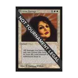 WOTC MtG International Ed. Reverse Damage (R) NM - Image 1