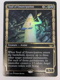 Soul of Emancipation (Gilded Foil) Streets of New Capenna - MTG RARE - Image 1