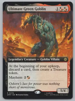 MTG - Ultimate Green Goblin (Extended Art) - Marvel's Spider-Man (SPM) -F652 - Image 1
