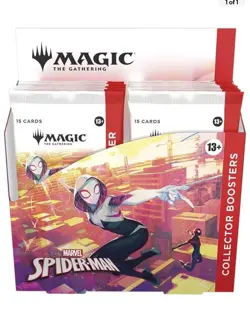 MTG Magic The Gathering Spider Man Collector Booster Box In Hand Ships Now - Image 1