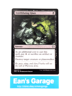 MTG Annihilating Glare 080/271 ONE Phyrexia: All Will Be One common - Mint - Image 1