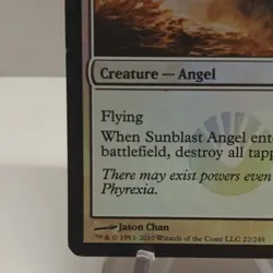 MTG magic cards x2 Sunblast Angel - Foil Scars of Mirrodin LP - Image 3
