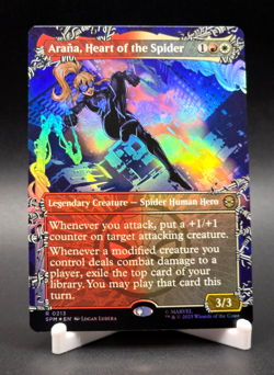 Ariana, Heart Of The Spider MTG Spider-Man Rare Extended Art Foil #213 NM+ - Image 1