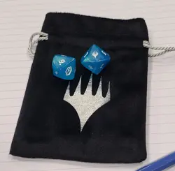 MtG Final Fantasy Promo Dice & Dice Bag - Image 1